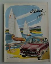 FORD Revue Nr. 9 September 1956 Vintage Mode Reisen Oldtimer