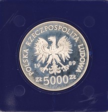 Polen 5000 Zloty, 1989