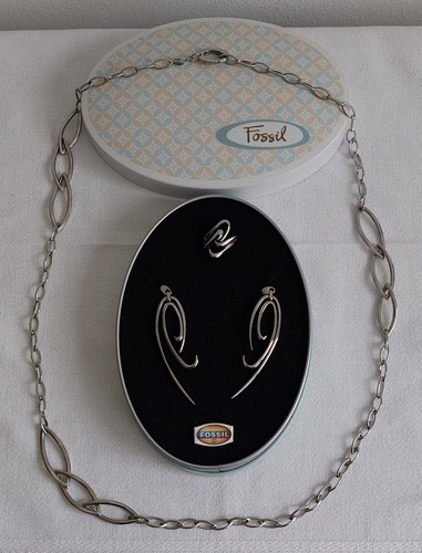 Fossil schmuck set kette - -,