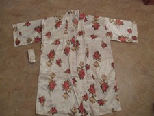 Morgenmantel Hausmantel Damen Cremefarben Gr. L 40 - 42 s.Maße getragen gepflegt