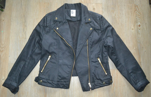 Bikerjacke lederjacke - h&m, bikerjacke,