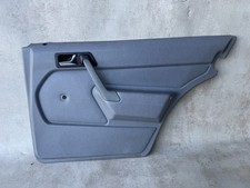 Mercedes Benz W201 190 Türverkleidung Hinten Rechts Grau Leder