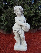 Steinfigur Statue "Putte mit