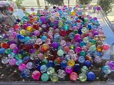 Crackle Glasperlen 160 Stück