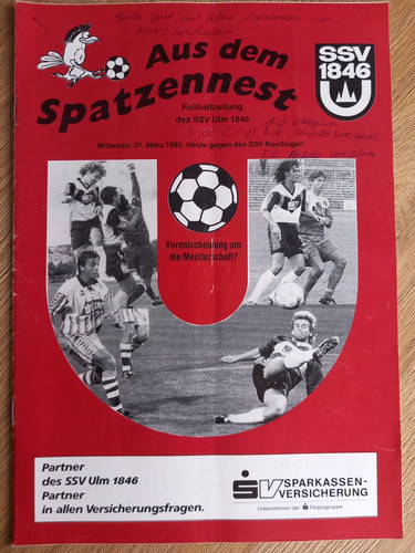 Fussball programm oberliga - fussball,