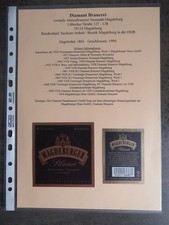 Bieretiketten, ST, Magdeburg, Diamant Brauerei