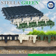 Rasengitter 50x50x4cm grün schwarz weiß Gehwegplatte Rasenwabe Bodenwabe Auswahl