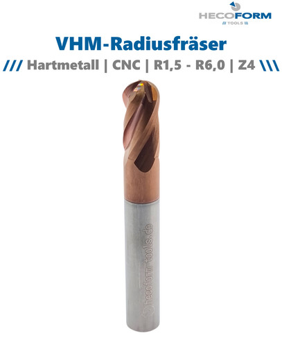 Vhm radiusfräser - vhm,