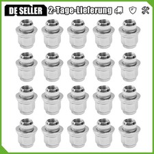 20 Radmuttern Flachbund