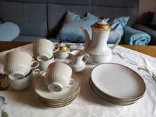 Kaffeeservice Winterling Marktleuthen Bavaria 17 Tlg. Goldrand