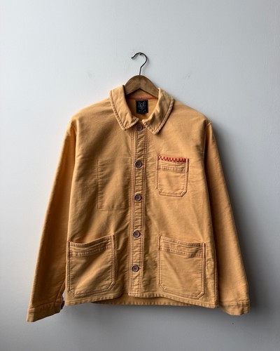 Wolf moleskin jacket reworked - jacket,