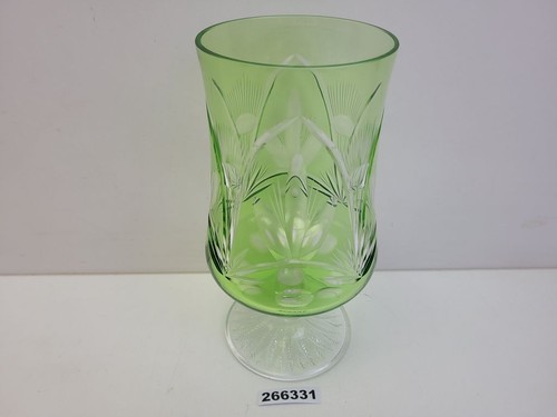 Pokalvase überfang glas ddr - glas,