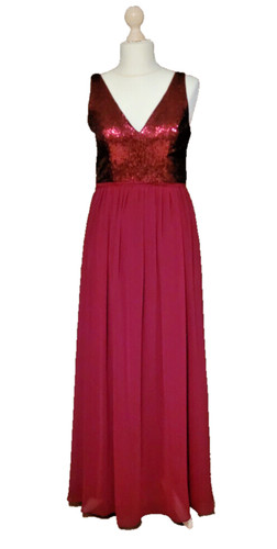 Elegantes abendkleid mit - elegantes,