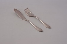 Robbe & Berking Navette Fischbesteck 2tlg Fischgabel Fischmesser UVP 248,00€ €