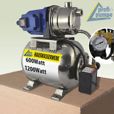 HAUSWASSERWERK PUMPE HAUSWASSERAUTOMAT WASSER PUMPE WASSERWERK JETPUMPE GARTEN 