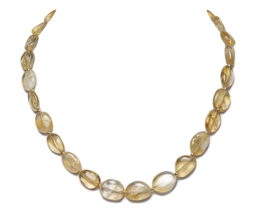 Citrin zitrin kette - citrin,