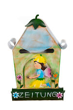 2.Wahl Antiker Briefkasten Metallkunst Tierdesign Elfe Haus Wandbriefkasten 508