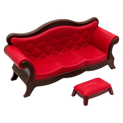 Playmobil sofa rot braun - playmobil, rot/braun