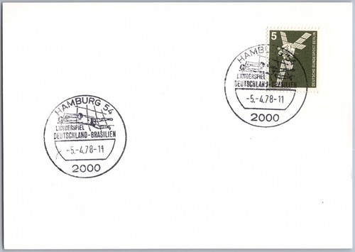 Karte sst sonderstempel - karte,