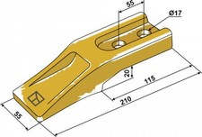 Flachzahn Baggerzahn