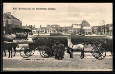 Goldap, Partie am Marktplatz