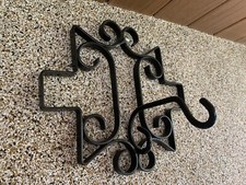 Wandhaken Ornament Schmiedeeisen für Blumenampel Laterne Garderobe Kleiderhaken