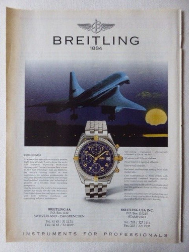 1996 pub breitling watch - breitling,
