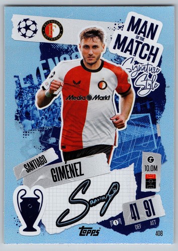 Topps santiago giménez - -,