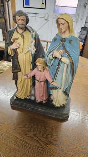 Alte heilige familie figur - heilige,