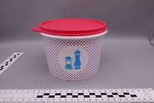 Tupperware Vorratsdose 1, 1 L mit Salz und Pfeffer Aufdruck Kaffee Tee Gewürze