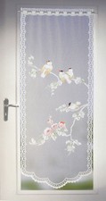   Vogel Türgardine Balkontür Gardine Scheibengardine Türpanneaux 172 x 74 cm Neu
