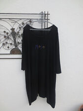 Ulla Popken ★ Shirtkleid ★ Tunika ★ Zipfeltunika ★ schwarz ★ Gr. 50/52