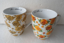 2 Adler Rosentassen Porzellan