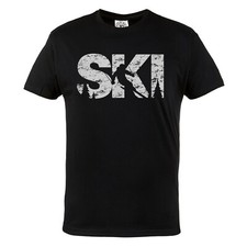 Ski Winter T Shirt Herren