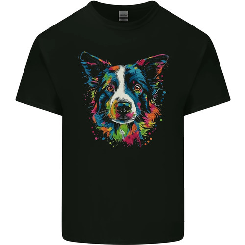 Bunt border collie hund - border,