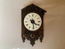 wanduhr klein antik holz