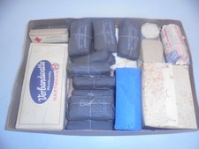 2wk Konvolut Verbandsmaterial Ideal Zum Befüllen Von Wehrmachts Verbandskasten