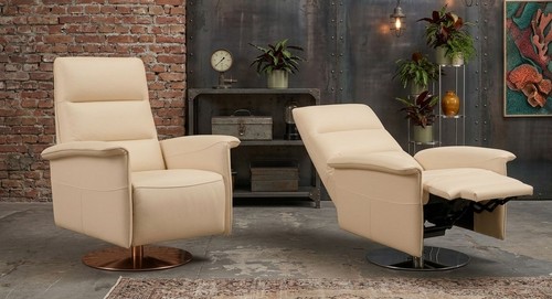 Ledersessel kelly drehbar - kelly,