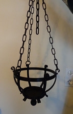 Metall Blumenampel mit 3