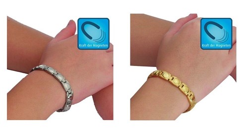 Magnet armband gold - magnet, +