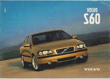 VOLVO S 60 Betriebsanleitung 2001 Bedienungsanleitung P24 Handbuch Bordbuch  BA