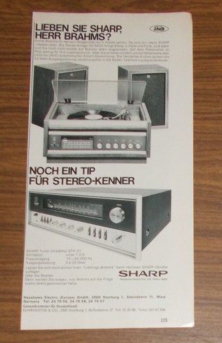 Seltene werbung vintage - seltene, sharp
