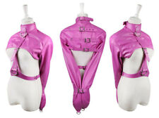 Bondage Asyl Zwangsjacke Gerade Jacke Kostüm Körper Harness Armbinder Sklave DE