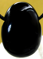 ONYX   TROPFEN  Trommelstein gebohrt   A-Qualität   EDELSTEIN  ANHÄNGER   Nr.54