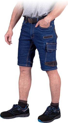 Kurze schützende jeanshose - jeanshose,