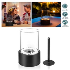 Tischkamin Tischfeuer Dekokamin Zimmerkamin Glaskamin mit Dekofeuer Kaminfeuer