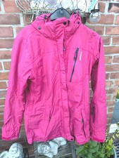 Icepeak Damen Übergangsjacke Gr.38 Rot Winddicht Wasserdicht Kapuze