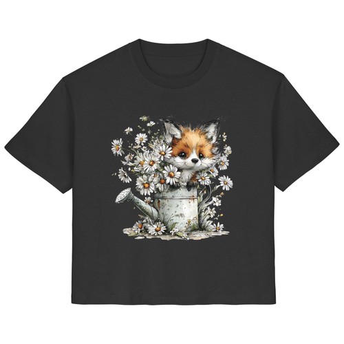 Damen shirt mit - damen, fuchs