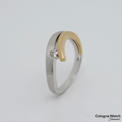 Ring mit 10ct - 0,10ct, w-si