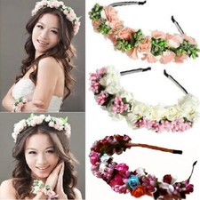 Haarreif Blumen Kranz Blüten